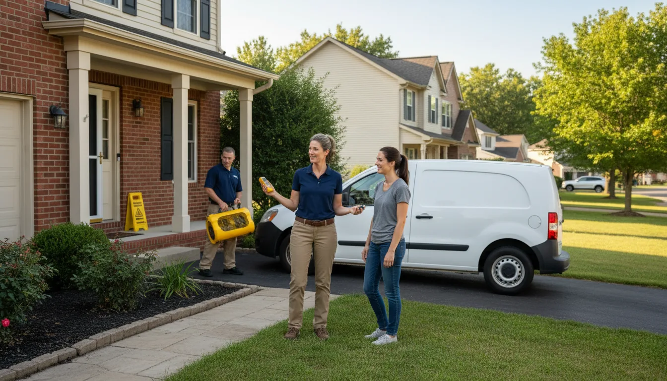 Water restoration image for Emergency Water Damage Restoration in Temple, ME